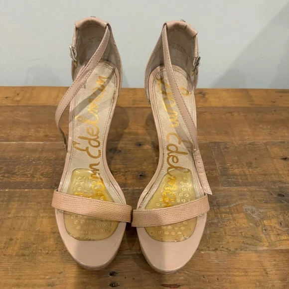 Sam Edleman Nude Strap Heels - Picture 2 of 6